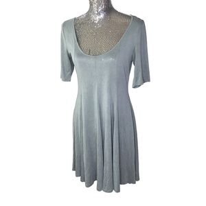 Silence + Noise swing pull over dress army green Size Large